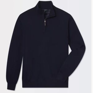 BARUFFA MERINO QUARTER ZIP WINDSWEATER